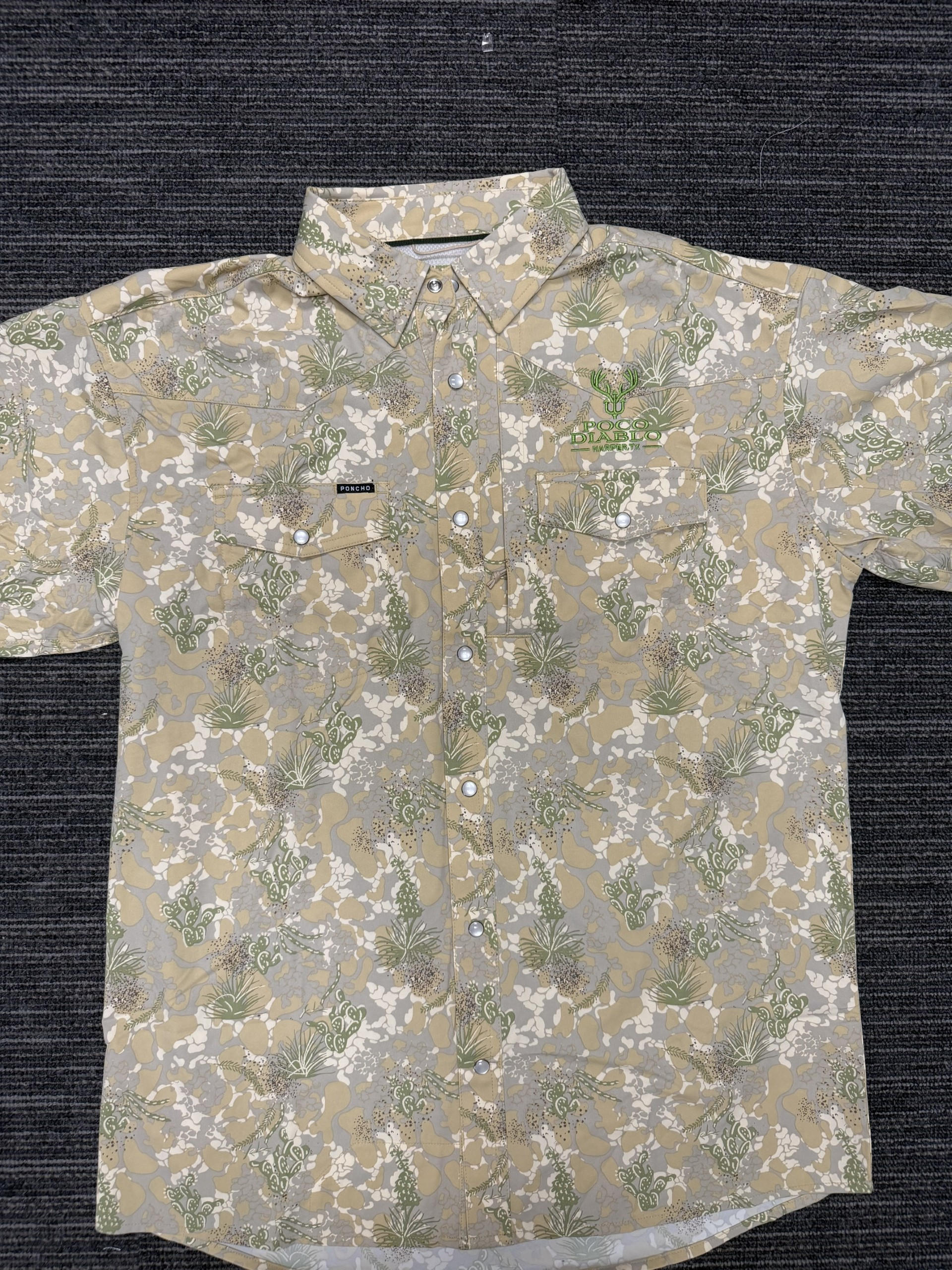 Pearsall South Zone Camo short-sleeve performance shirt