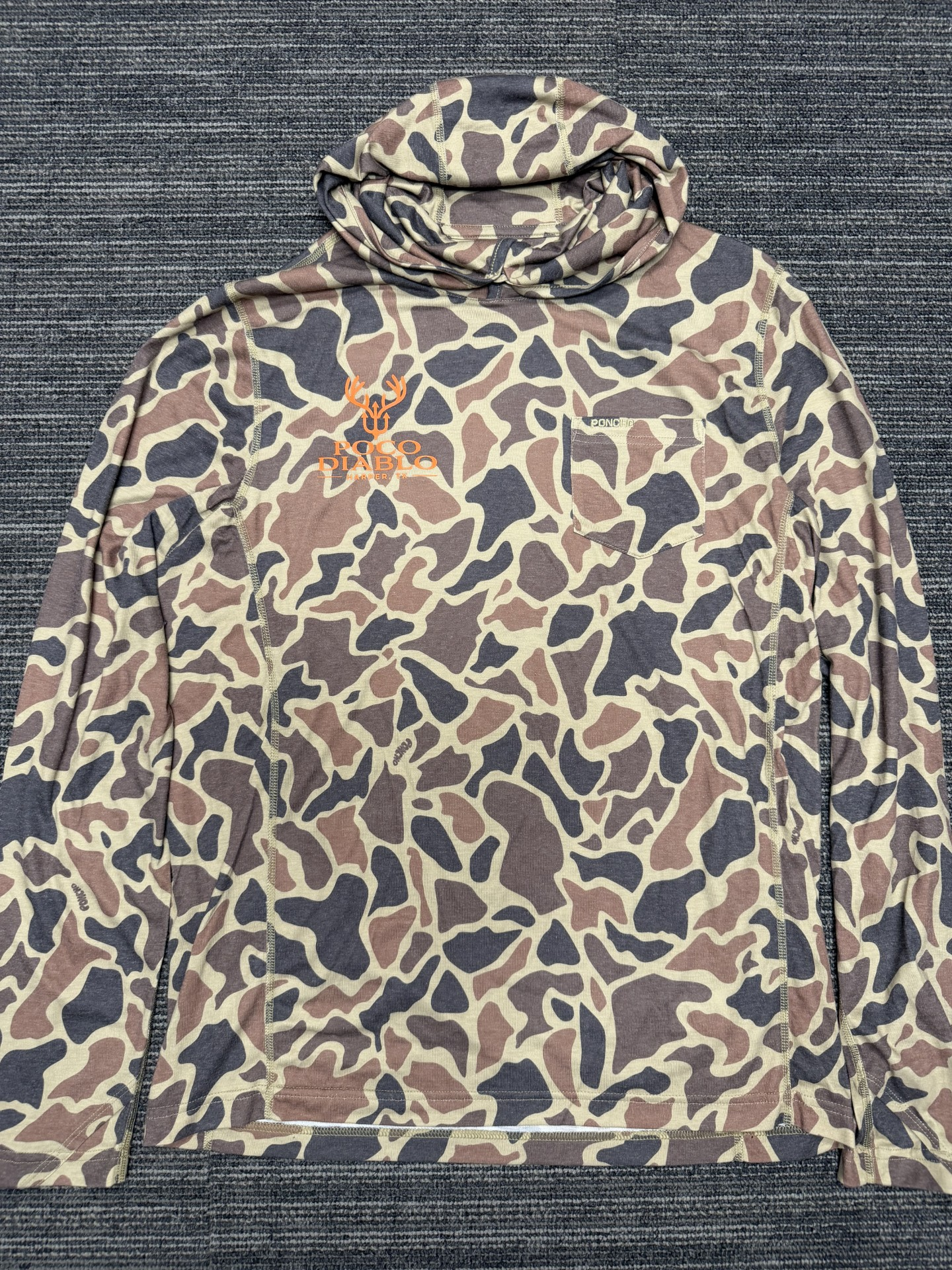 The Shell Bag duck camo hoodie